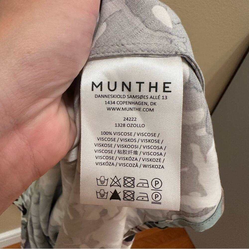 NWT Tuckernuck Munthe Green Neutral Sexy Camo Maxi Dress 8 - Picture 9 of 16
